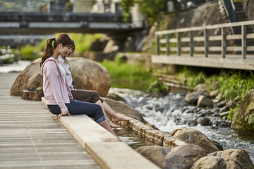 休日は玉造温泉街をゆっくり散策