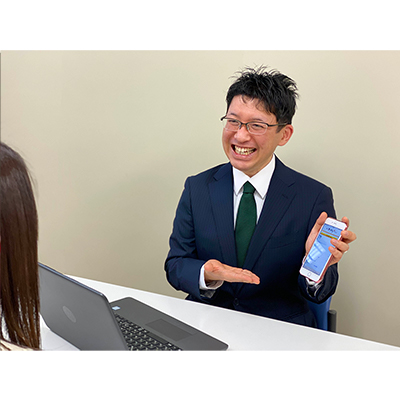 営業課:地域貢献の視点を大切にしています！