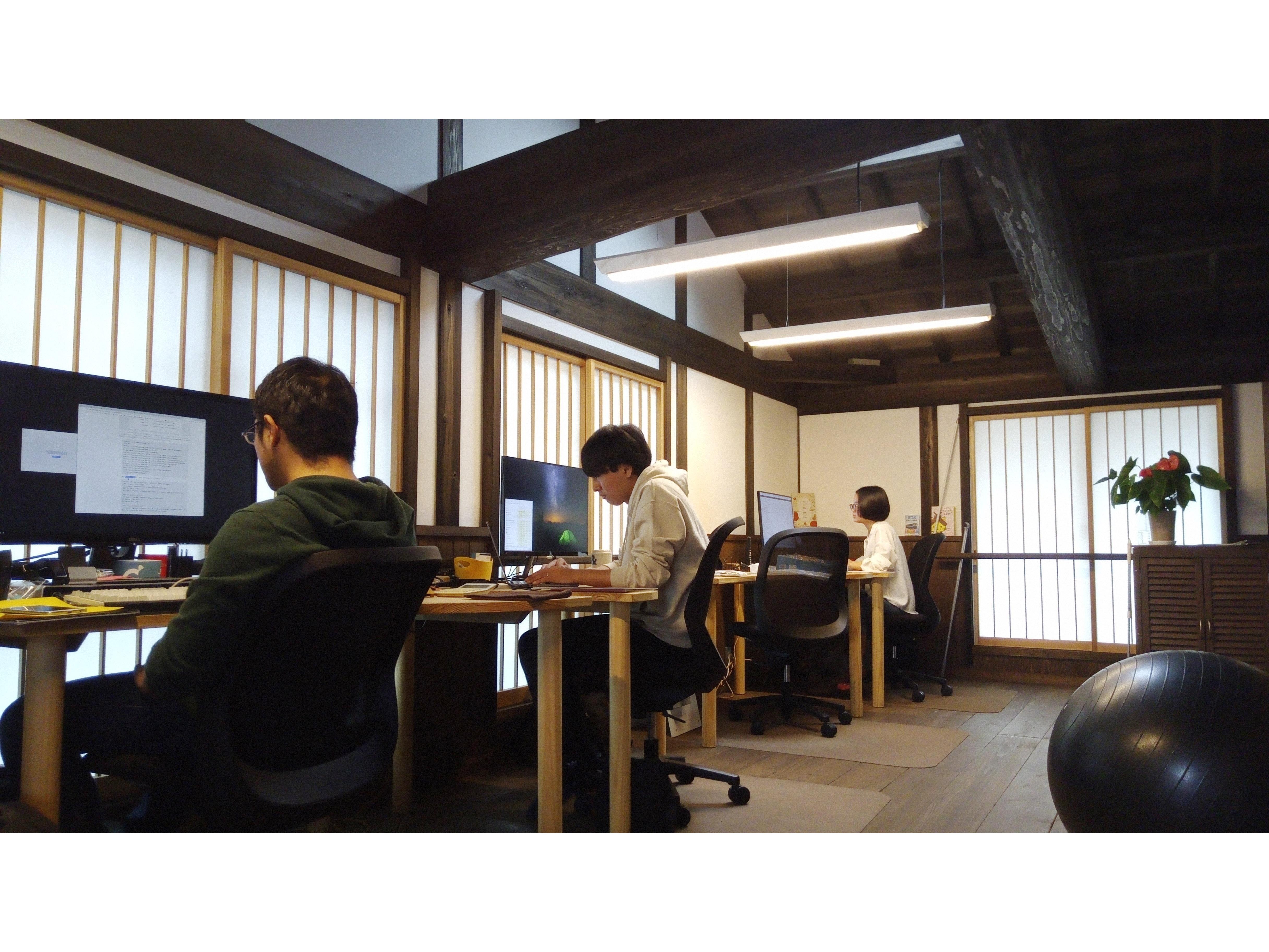 仕事に没頭できるオフィス環境