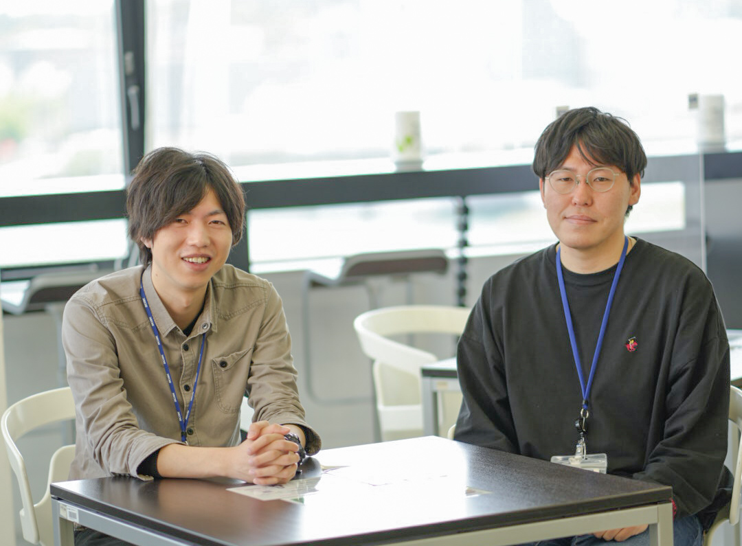先輩が優しく指導します!