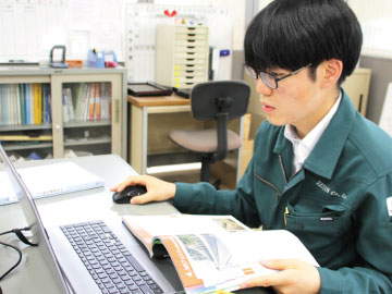 3年目の先輩社員も活躍中！