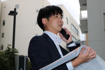 渉外活動中です！