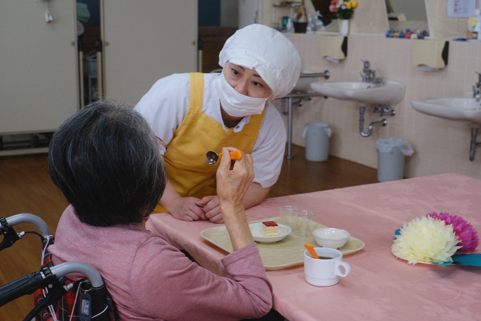 利用者さんの笑顔が好きです
