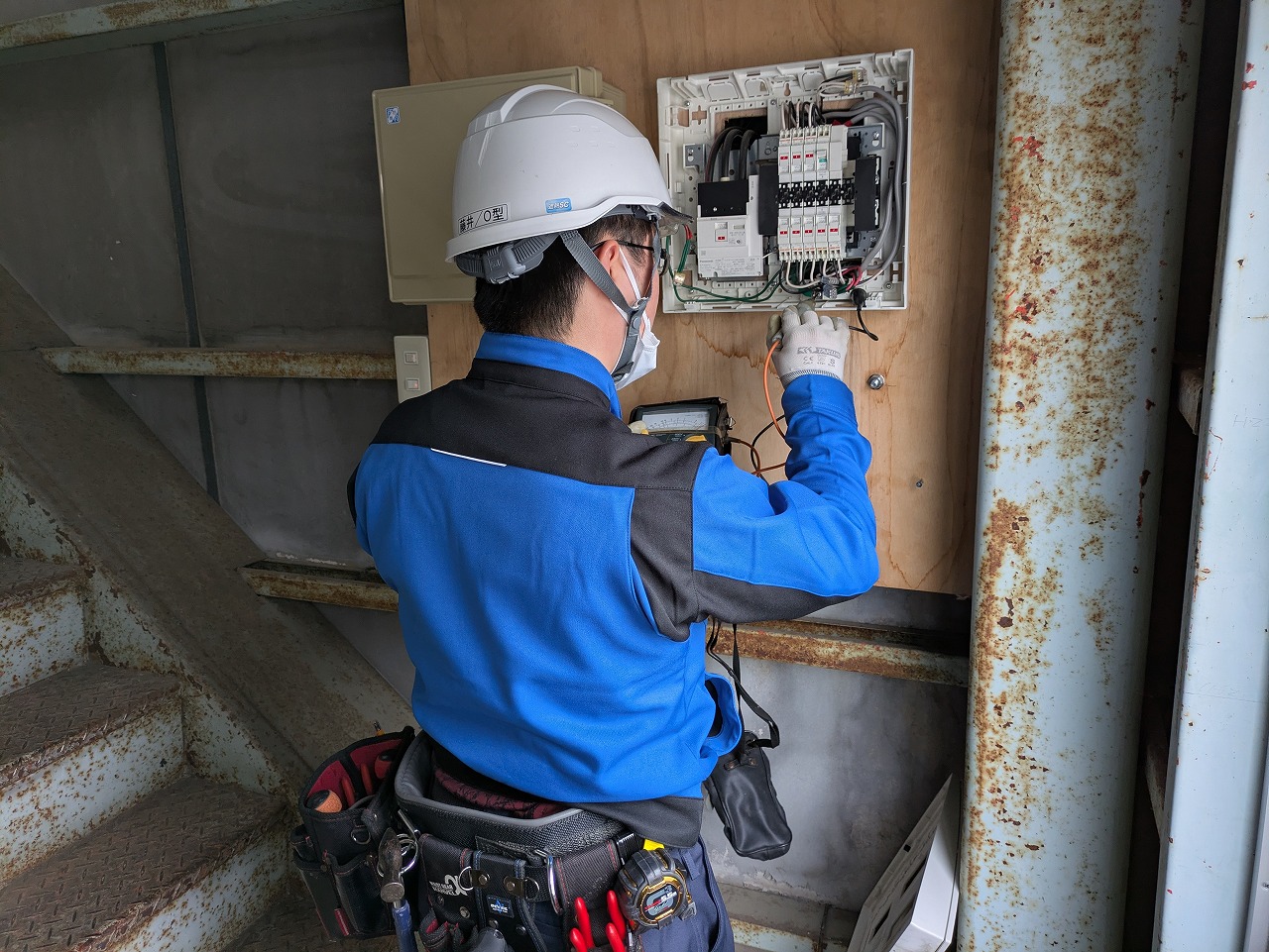 電気工事（分電盤絶縁測定）