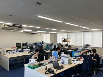 安来営業部の風景です。