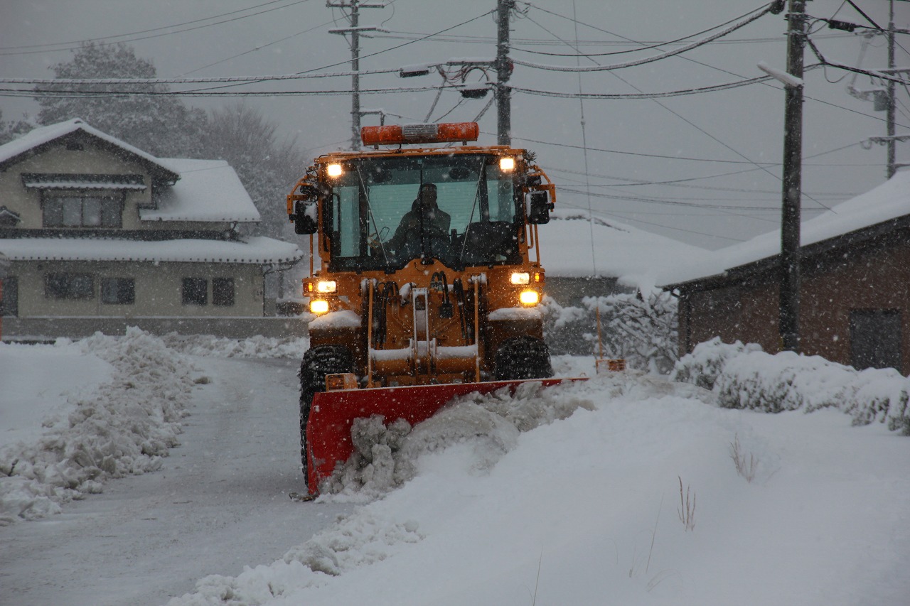 除雪機械も運転できます!
