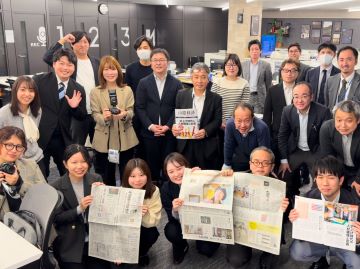 編集フロアで働く社員