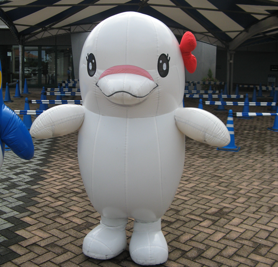 なみちゃんに変身できます