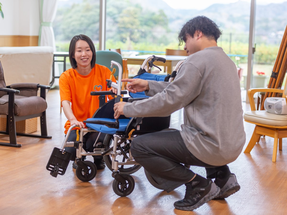 採用1年目は担当の先輩がフォローします