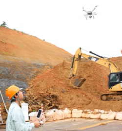 ドローンによる3次元測量