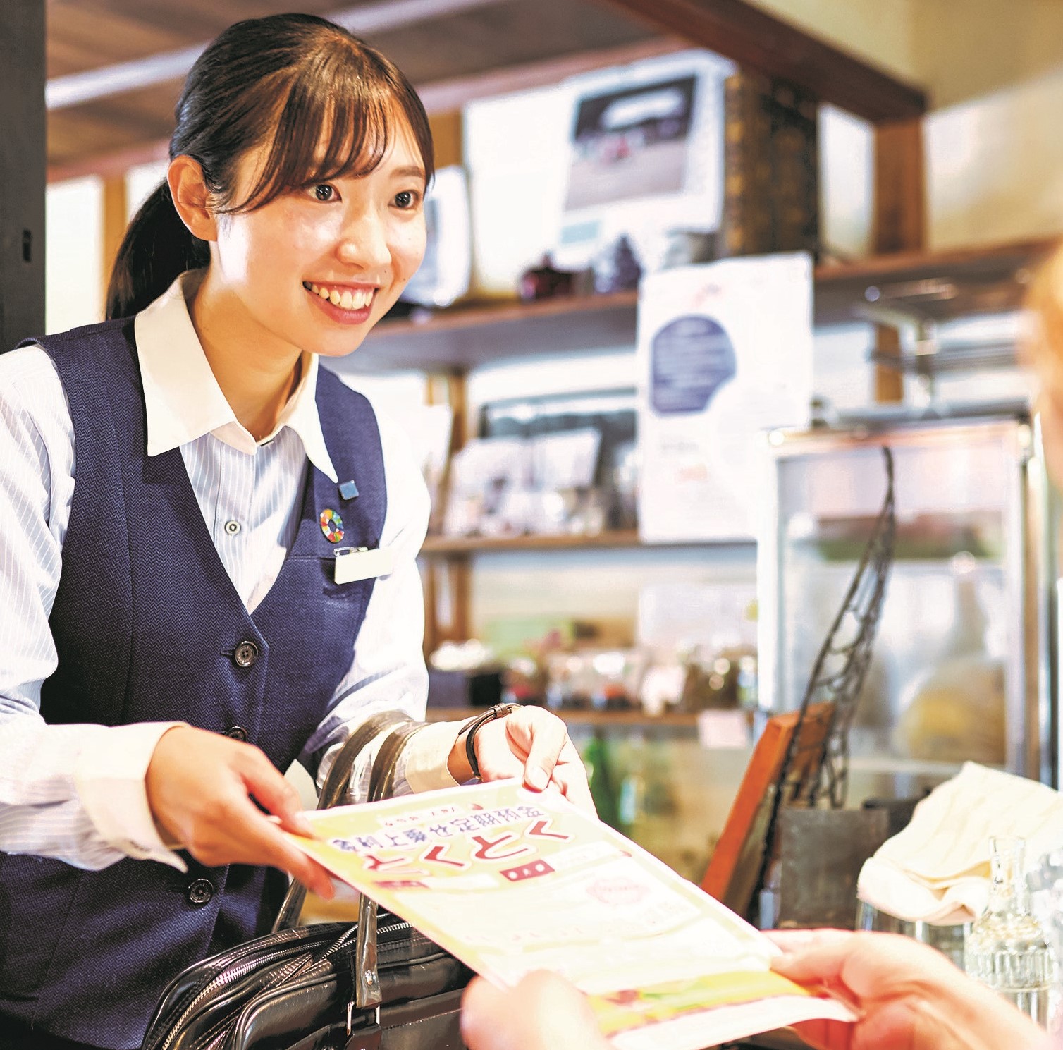 お客様に喜んでもらえる商品案内に心がけています!